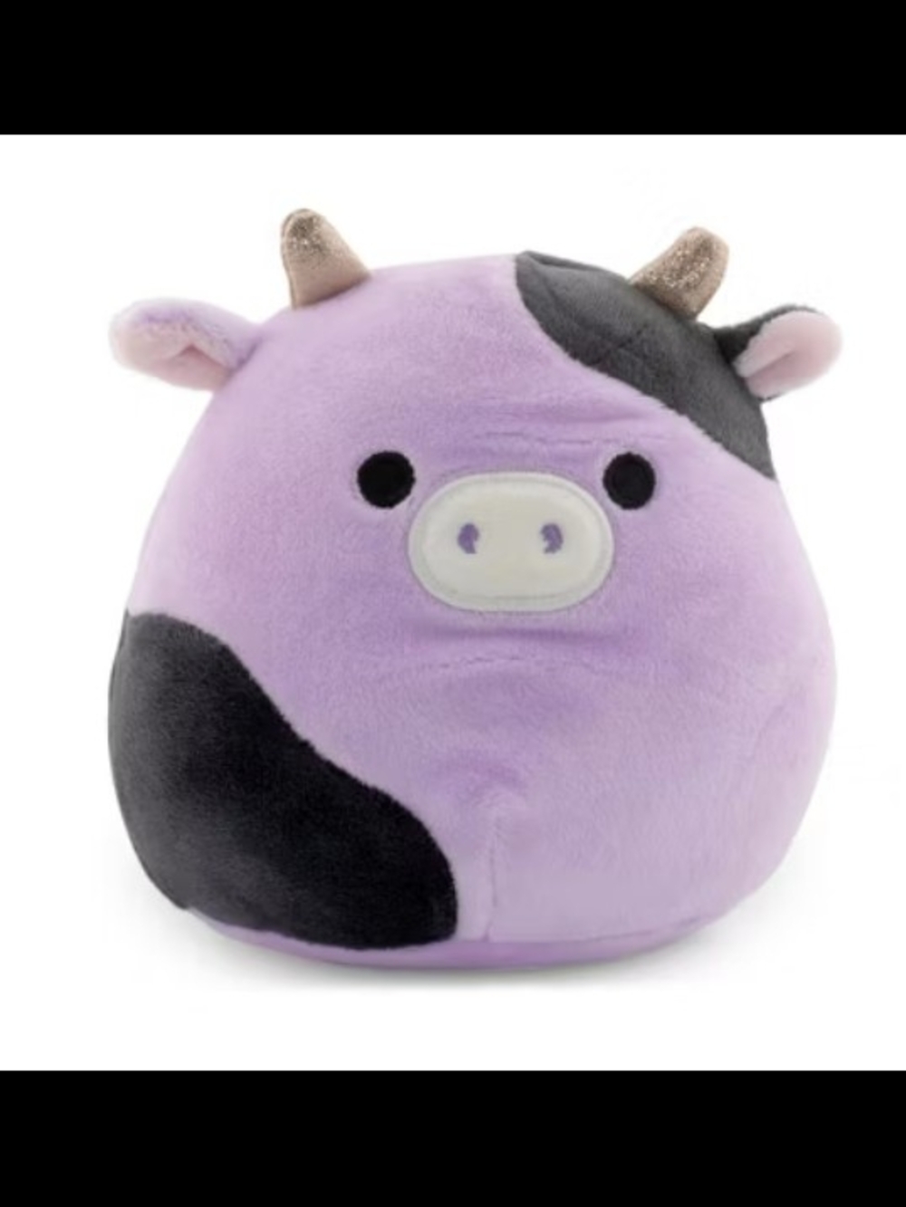 Squishmallows 'Alexie' Purple and Black Bull Plush NWT